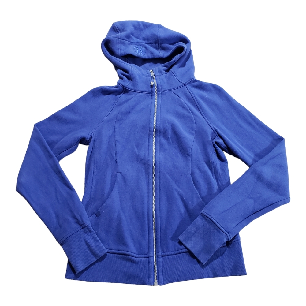 Lululemon Scuba Hoodie Light Cotton Fleece Women's 6 Blue
